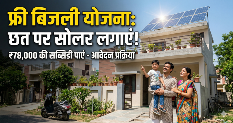 फ्री बिजली योजना Apply: PM Surya Ghar Muft Bijli Yojana रूफटॉप सोलर पैनल के लिए ऑनलाइन आवेदन (Free Bijli Yojana Apply) Gemini_Generated_Image_55rz0555rz0555rz