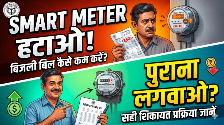 स्मार्ट मीटर को हटाकर पुराना मीटर कैसे लगवाएं बिजली विभाग में शिकायत और प्रार्थना पत्र