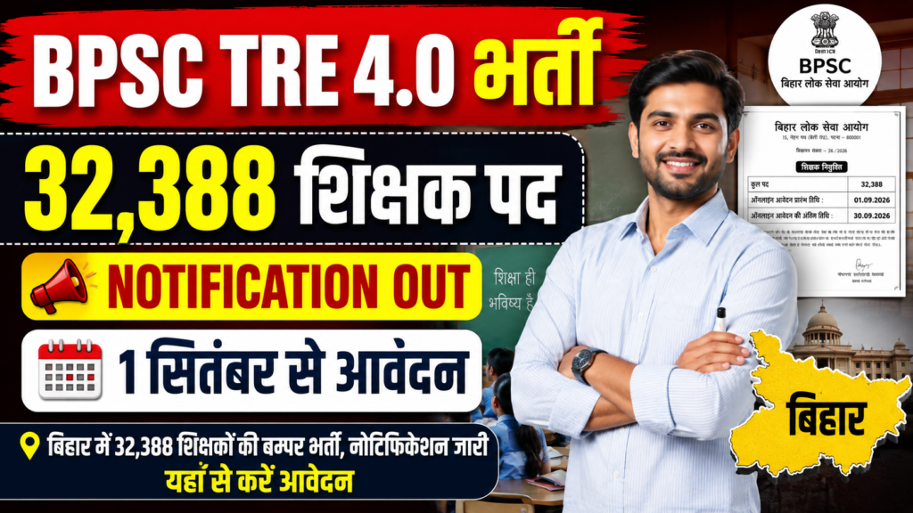 BPSC TRE 4.0 Recruitment Apply
